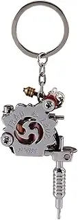 [Yosoo] Mini Key-chain Machine Pendant Metal Alloy Gun Machine With Key Rings
