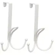 Over The Door Hooks - 2 Pack Door Hangers with Sponge Pad Prevent Scratches