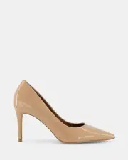 Shelly Shen Maggie/Buff Patent Womens Heels 09