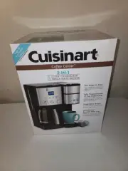 Cuisinart Coffee Center SS-15P12 Cup 2-in-1 Coffee Maker Black Stainless Steel