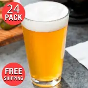 (24-Case) 16 oz. Rim Tempered Cocktails Mixing Pint Multipurpose Glass Lead-Free