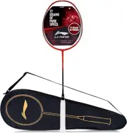 Li-Ning G-Force Superlite Ignite 7 (Dark Grey/Red) Carbon Fibre Unstrung Badmint