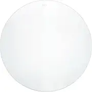 Toyvian Round Tempered Glass Table Top Thickened Glass Protector for Coffee Table Home Office and Patio Easy to Clean Modern Design