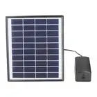 10V 6W DC Solar Water Pump Kit for Ponds with Adjustable Solar Panel
