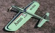 Argus Control Line Stunt 50" WS RC Model Airplane Plans Templates PDF on USB