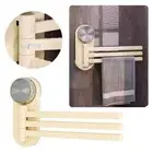Suction Cup Towel Rack Wall-mounted Row Hook New Rotatable Towel Holder
