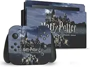 Head Case Designs Officially Licensed Harry Potter Castle Graphics Vinyl Sticker Gaming Skin Decal Cover Compatible with Nintendo Switch Console & Dock & Joy-Con Controller Bundle