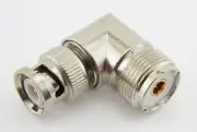 Workman 40-2650 BNC Male to UHF Female RIGHT ANGLE Coax Connector Adapter