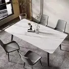 120CM Long Sintered Stone Dining Table Large Display Space Tables for 6 Persons