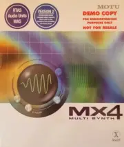 NEW MIP MOTU MX4 Version 2 Multi Synthesizer Virtual Instrument (Mac OS Only)