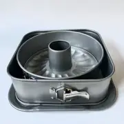 NEW - Wolfgang Puck 3 Piece Non-Stick Springform Pan Set Cake Tin