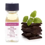 LorAnn Oils StrengthFlavor Food Flavor, 3.7ml, - Mint Chocolate Chip