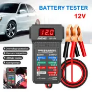 Car Battery Tester 12V LCD Screen Automatic Starting Charging System Analyzer US