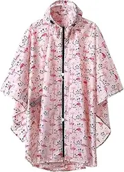 [STKARCV] Big Size XXL Women Lightweight Rain Coat Poncho Ladies Cloak Raincoats Adults Rainwear(6)