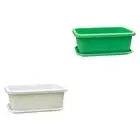 Plant Box with Tray Vegetable Planter Container for Yard Indoor Outdoor Home