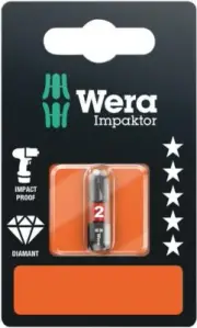DRIVER BITS IMPAKTOR SB BIT PH2/25 - 5073916001