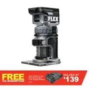 FLEX 24V Brushless 6 Speed Laminate Trimmer Compact Router Skin FXA4221-Z