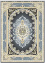 Mash 723502 Traditional Persian Area Rug Coal