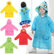 Unisex Kid Hooded Jacket Rain Coat Wind Waterproof Raincoat For Girls Boys