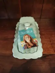 Pioneer Woman BUTTER DISH JADE JADEITE MILK GLASS Timeless Beauty WITH LID New