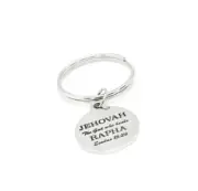Jehovah Rapha The God Who Heals Charm Keychain, Exodus 15 26, Sickness Sympathy