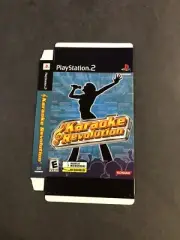 Karaoke revolution ps2 promo display box never folded