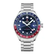 Swiss Military SM34095.03 Swiss Made GMT Blue Dial Analog Men's Watch