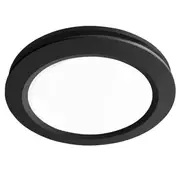 Martec Saturn 335mm Round Exhaust Fan with Light Black