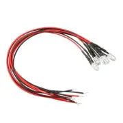 5pcs 5mm led Pre Wired light RGB Slow Flash Change 20mA DC 9-12V 20cm