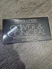 Makeup Revolution Ultra Cover and Concealer Palette, Face Make Up, Light & Dark