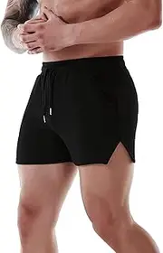 [HOOD CREW] Men's Shorts Sports Gym Training Shorts Fitness Running Short Pants