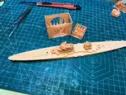 3D Printed 1/700 Italian Navy Polla Heavy Cruiser Unpainted Model Kit！