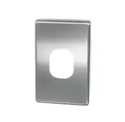 Clipsal C2031/45C-BA - Stove Isolator Brushed Aluminium Cover (Classic Series)