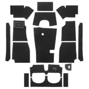 AUSTIN HEALEY , 100-6 , 3000 ,LHD CARPET SET , BN4 - BT7 , BLACK ,OE STYLE , 24