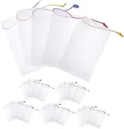 WESIEVYA 50pcs Body Soap Bar Bag Soap Pouch Face Cleanser Net Bag Lanyard for and Drying
