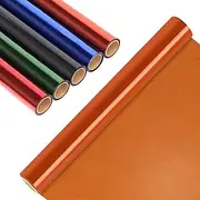 Glarks 1 Roll 98.42FT X 15.74’’ Cellophane Wrap Roll Transparent Orange Cellophane Wrapping Paper Cellophane Roll Wrap Cellophane Bags Gift Basket Wrap Cello Wrap for Gift Flower Basket Decoration