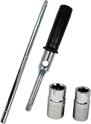 Vsenkes Extended Lug Wrench,Wheel Nut Remover,Labor Saving Detachable Wheel Brace Lug Nut Wrench Accessories for Truck,Vehicle