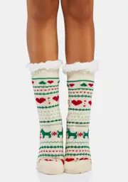 [OOOH YEAH SOCKS] Winter Cheer Crew Socks