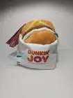 Bark Dunkin Donuts Croissant Sandwich DOG TOY Sausage Egg & Cheese