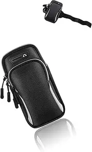 Adjustable Running Armband Phone Holder for iPhone 13 Pro Max 12 11 XS XR 8 7, Galaxy S20 S10 S9 S8, Note 20 Ultra Sports Arm Band with Secure Fit for All Workouts