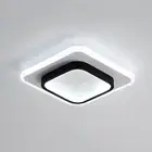 Lampara Techo LED 22W Moderna Luz Blanca Fría 6500K Plafon Cuadrado 9.5 Pulgadas