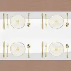 White Chiffon Table Runner 27.5" x 118" Romantic Table Runner