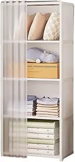 Clothes Storage Organizer | Heavy Duty Closet | Garment Shelf Organizer | Closet Wardrobe Organizer | Bedroom Storage Organizer | Heavy Duty Fabric Cover Storage for Home Bedroom
