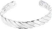Gogogmee Pure Copper Magnetic Bracelet Cuff Women's Fashion Jewelry Unisex Bangle Handmade Craft