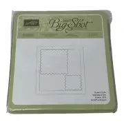 Stampin Up Sizzix Big Shot Die Bigz Scallop Square Duo 120903