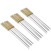 25 Pcs Kabob Skewers Barbecue Skewers BBQ Skewers Grilling Barbecue Forks