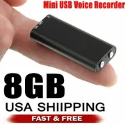 Mini Audio Recorder Voice Activated Office Listening Device 96 Hours 8GB