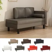 2-Seater Sofa Bed Faux Leather Sleeper Day Bed Seating Black/Cream vidaXL
