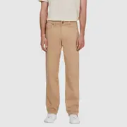 GUESS Beige Delmar Slim Straight Jean Size: 30, Spandex