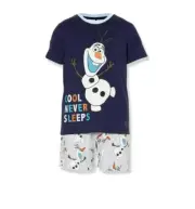 NEW PETER ALEXANDER DISNEY FROZEN PJ SET TOP & SHORTS SET JNR 12 RRP$69.95